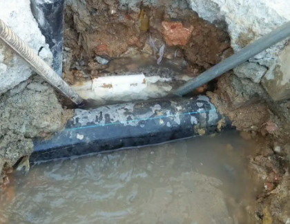 蒸湘测漏水之水管漏水